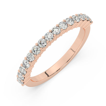 14K White Gold Diamond Ring V0361