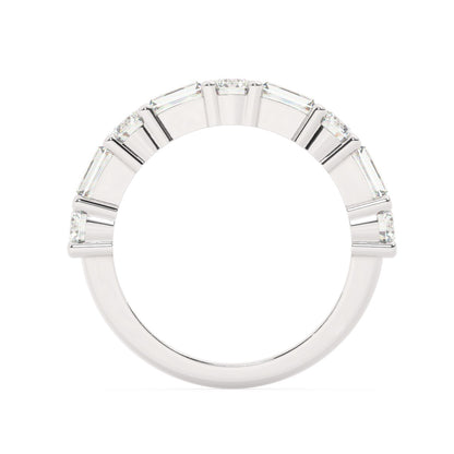 White Platinum Diamond Band V0362