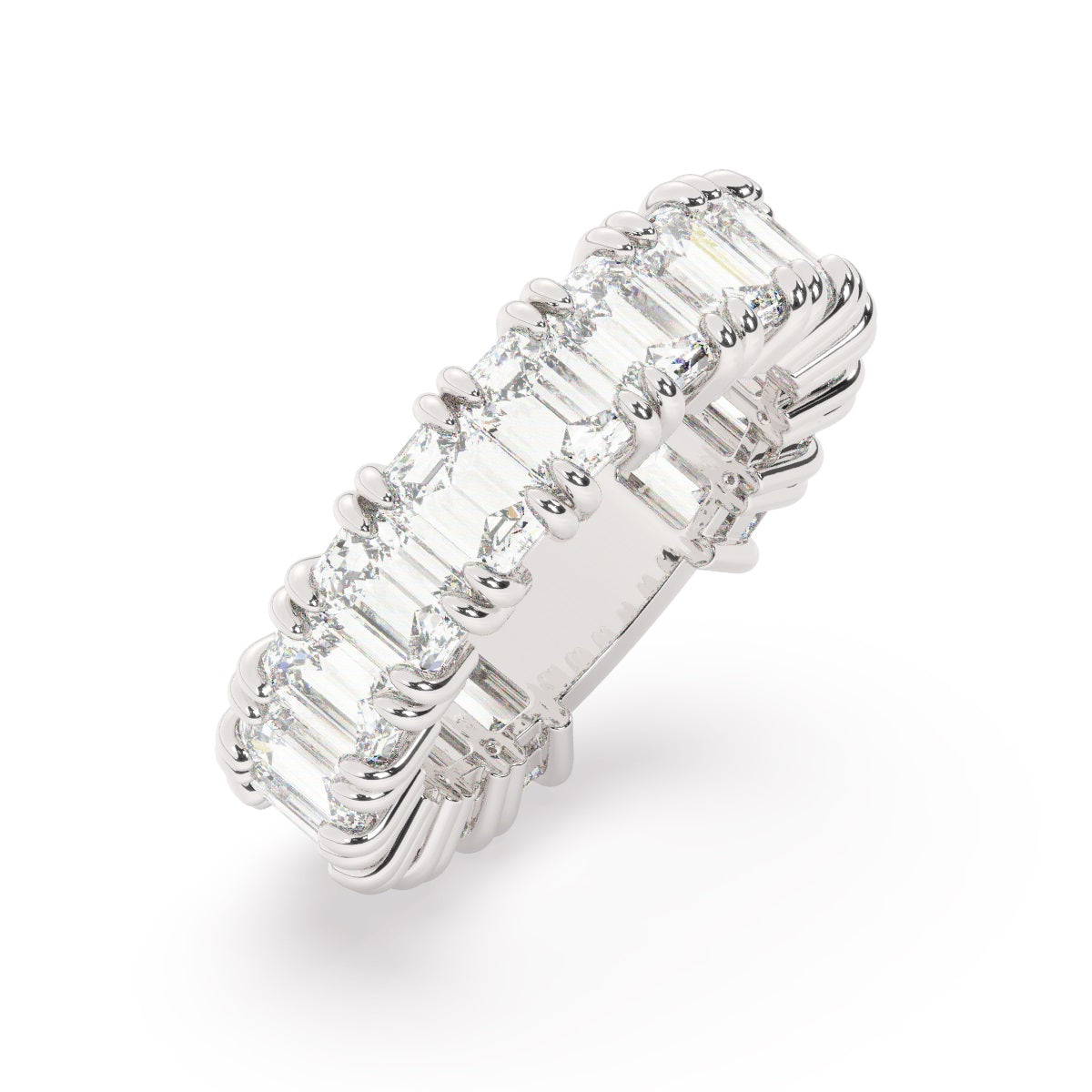 14k White Gold Diamond Ring V0364