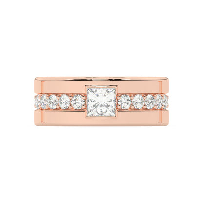 Platinum Diamond Ring V0369