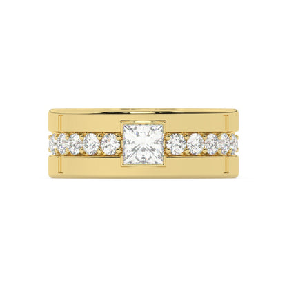 Platinum Diamond Ring V0369