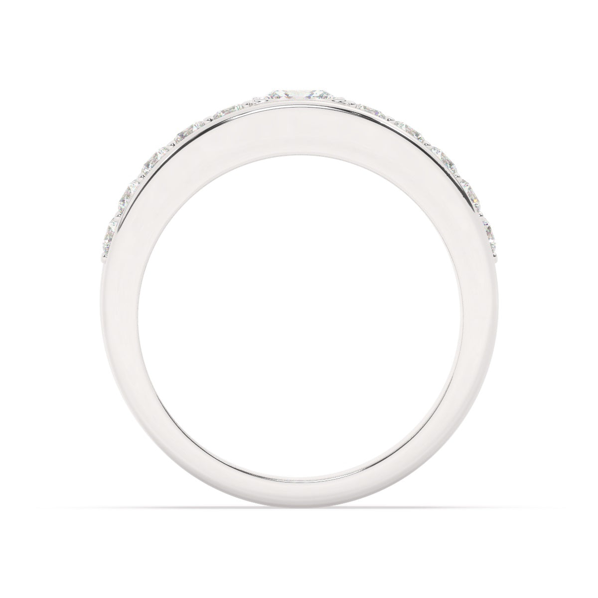 Platinum Diamond Ring V0369