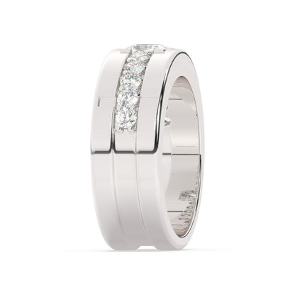 Platinum Diamond Ring V0369