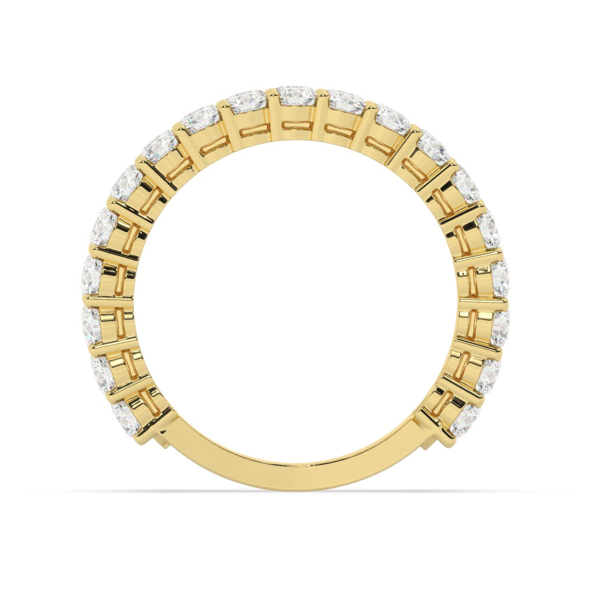 14K White Gold Diamond Ring V0383