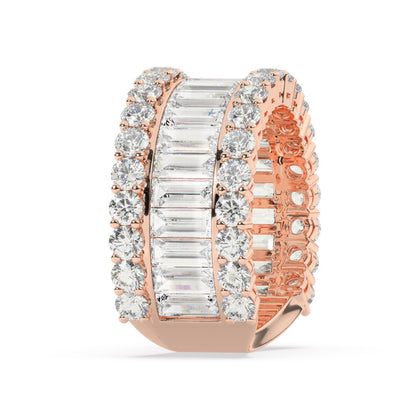 14K White Gold Diamond Ring V0383